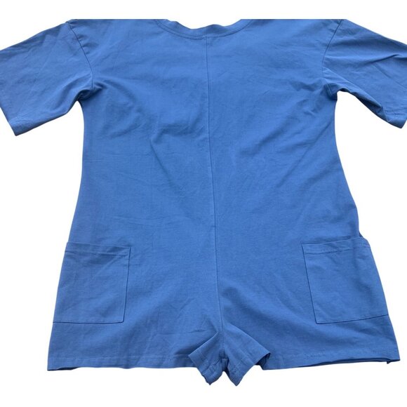 Ugerlov V-Neck Short Sleeve Cotton Romper XS – Relaxed Fit with Pockets - Picture 4 of 16